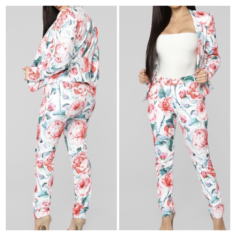 Floral Pant Suit